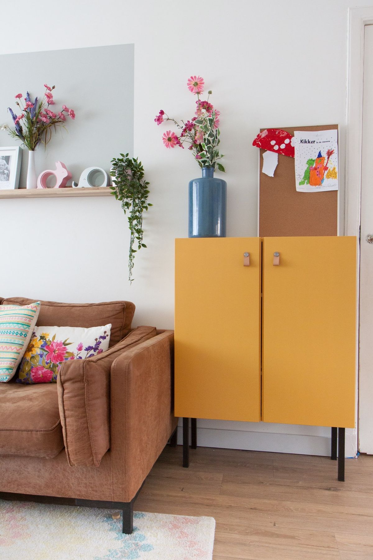 Ikea Ivar Hack, DIY met poten onder de kast