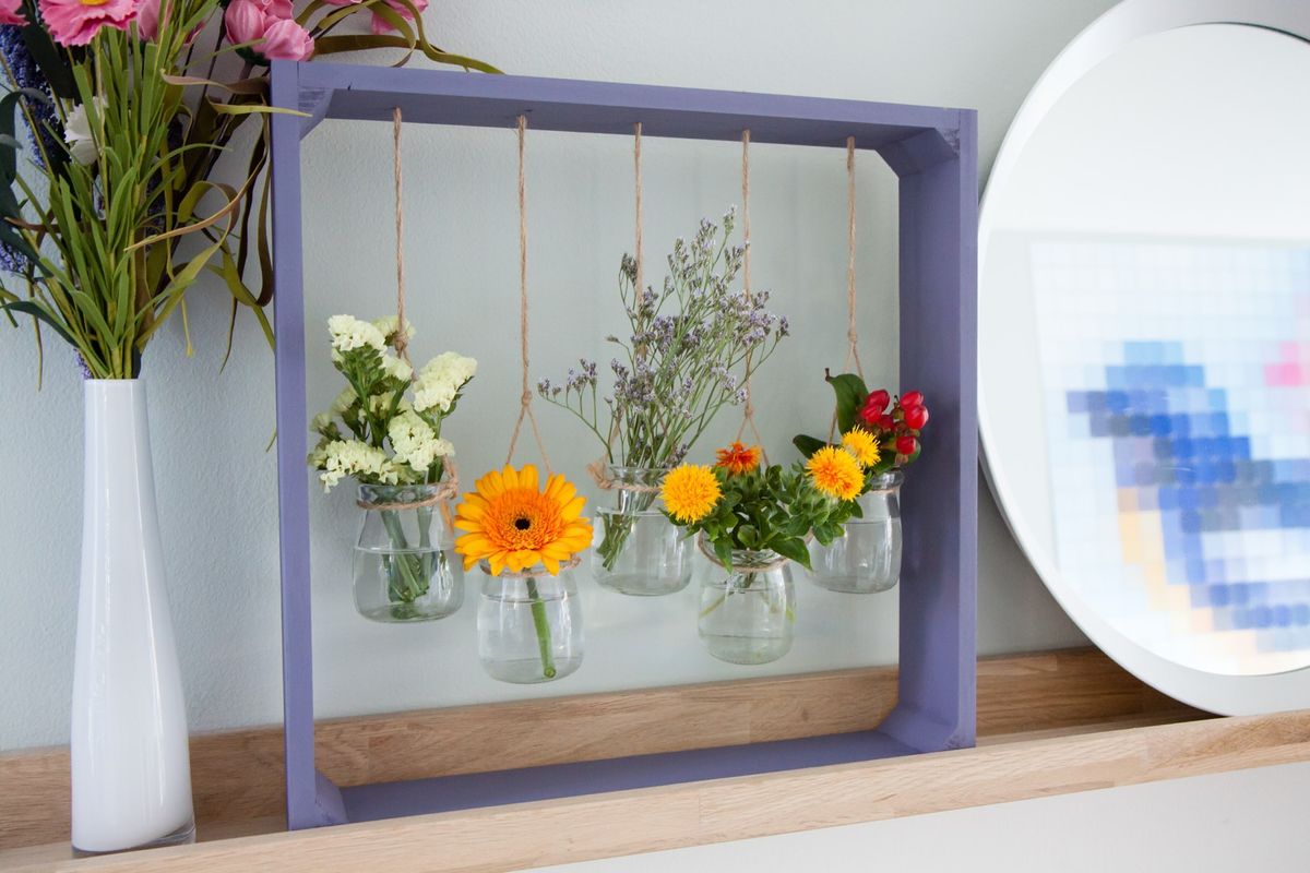Woondecoratie voor bloemen